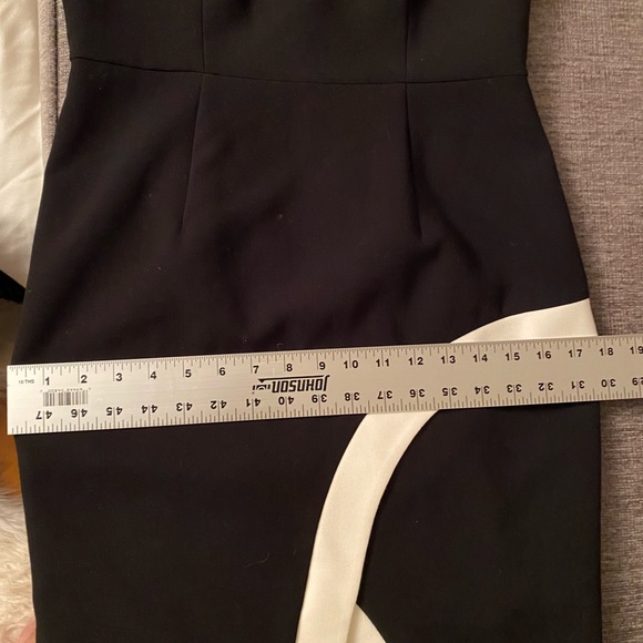 Black Halo Dress Black & White Sheath Dress size 8 - Picture 10 of 13